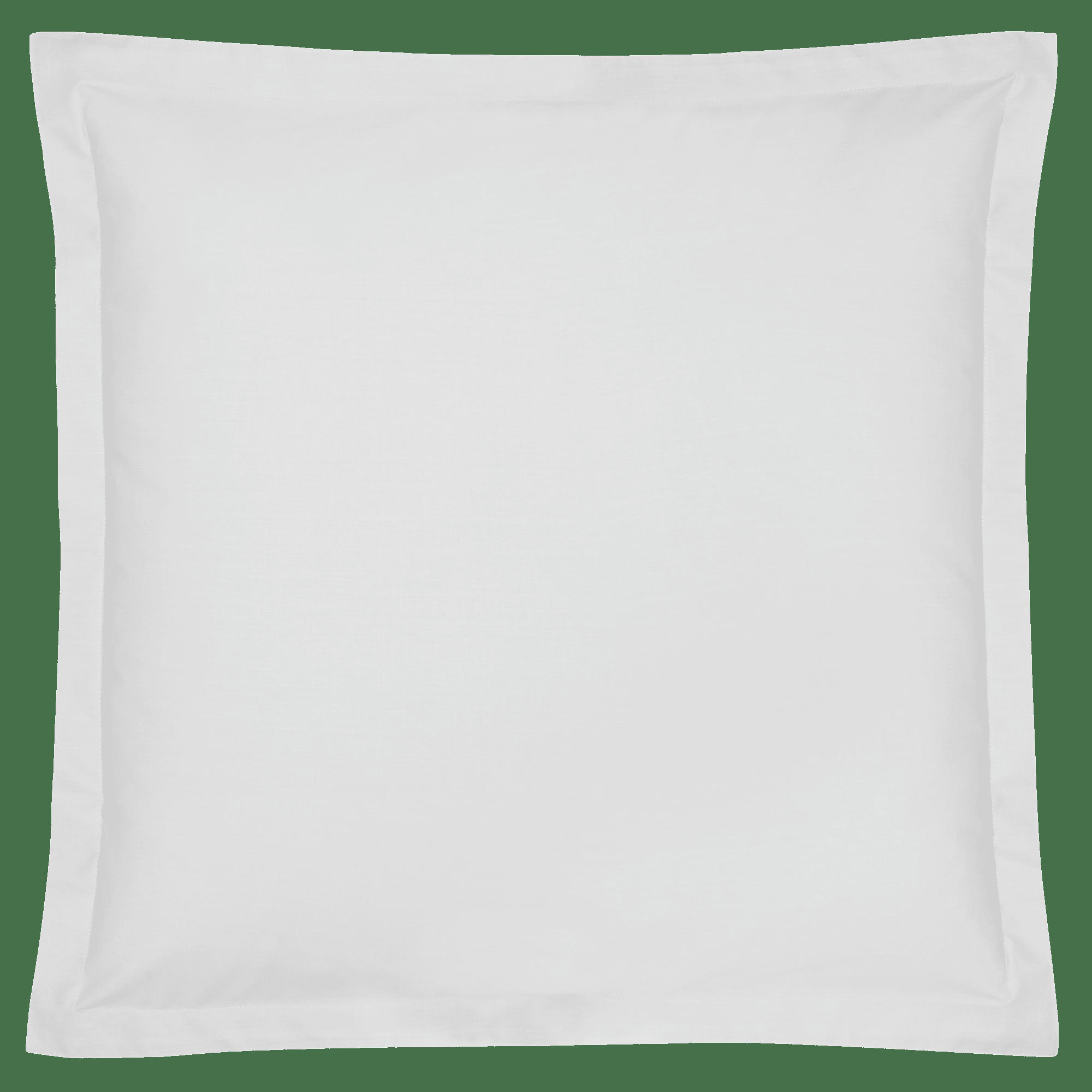 FIL & SENS - Taie en coton bio blanc 65 x 65 cm