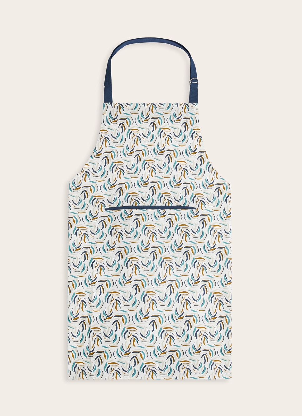 TABLIER IMPRIMÉ FEUILLES CLOÉ MULTICOLORE