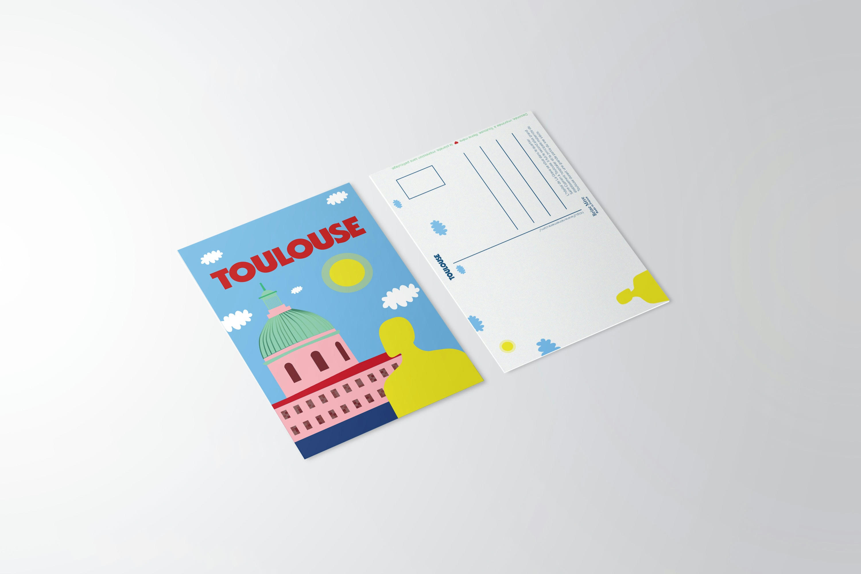 Toulouse La Grave - Carte postale Ville Rose 10x15 cm