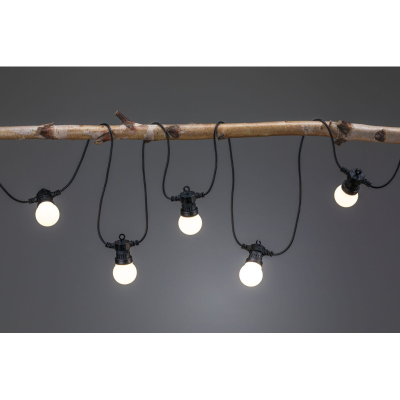 Guirlande extérieure LED Plug & Shine blanc chaud 1,4 W 6,8 m PAULMANN