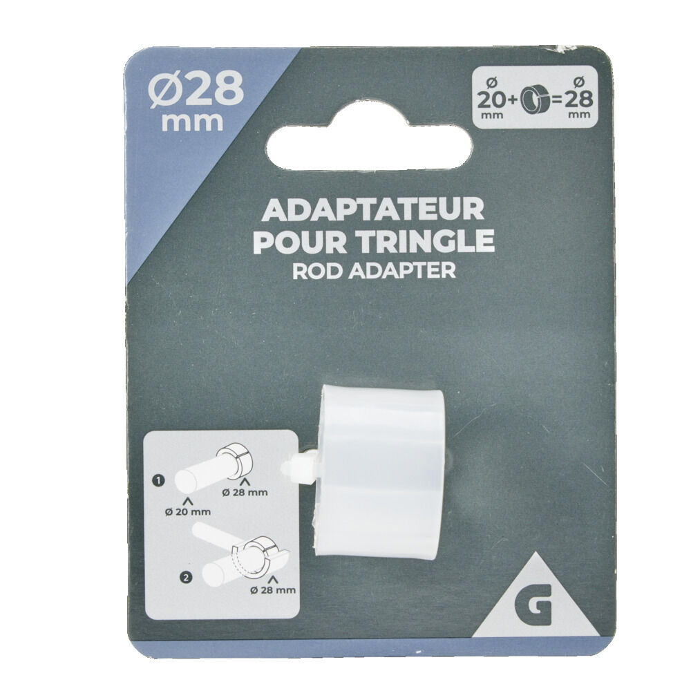 Adaptateur de tringle à rideaux Ø28mm