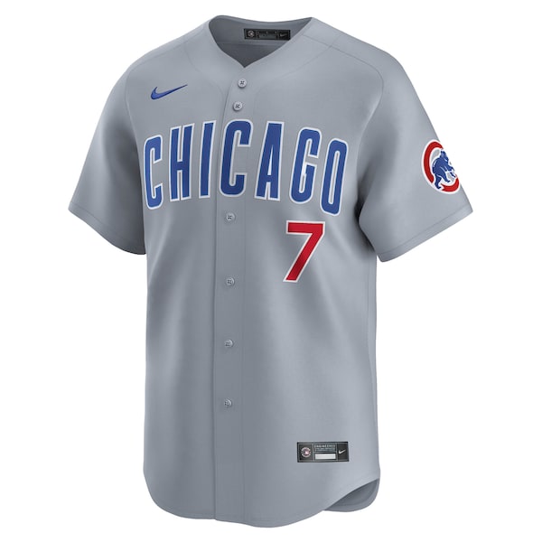 Dansby Swanson Chicago Cubs Nike Road Limited Player Jersey - Gray