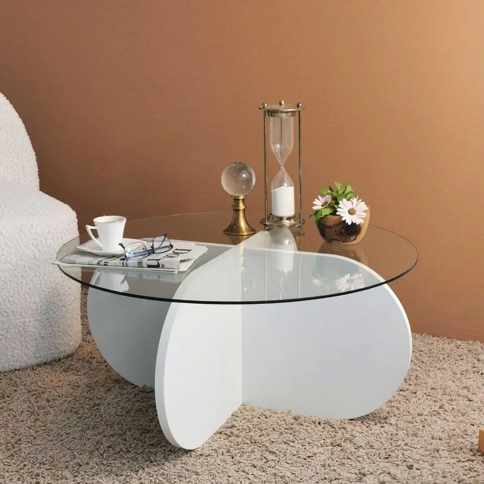 Bubble CT Salontafel - GEHARD GLAS - Wit