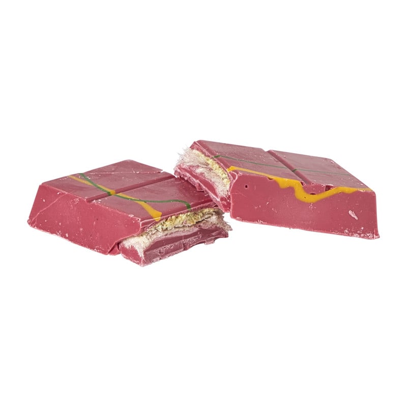 Chocolade reep angel hair - ruby - 80 gram