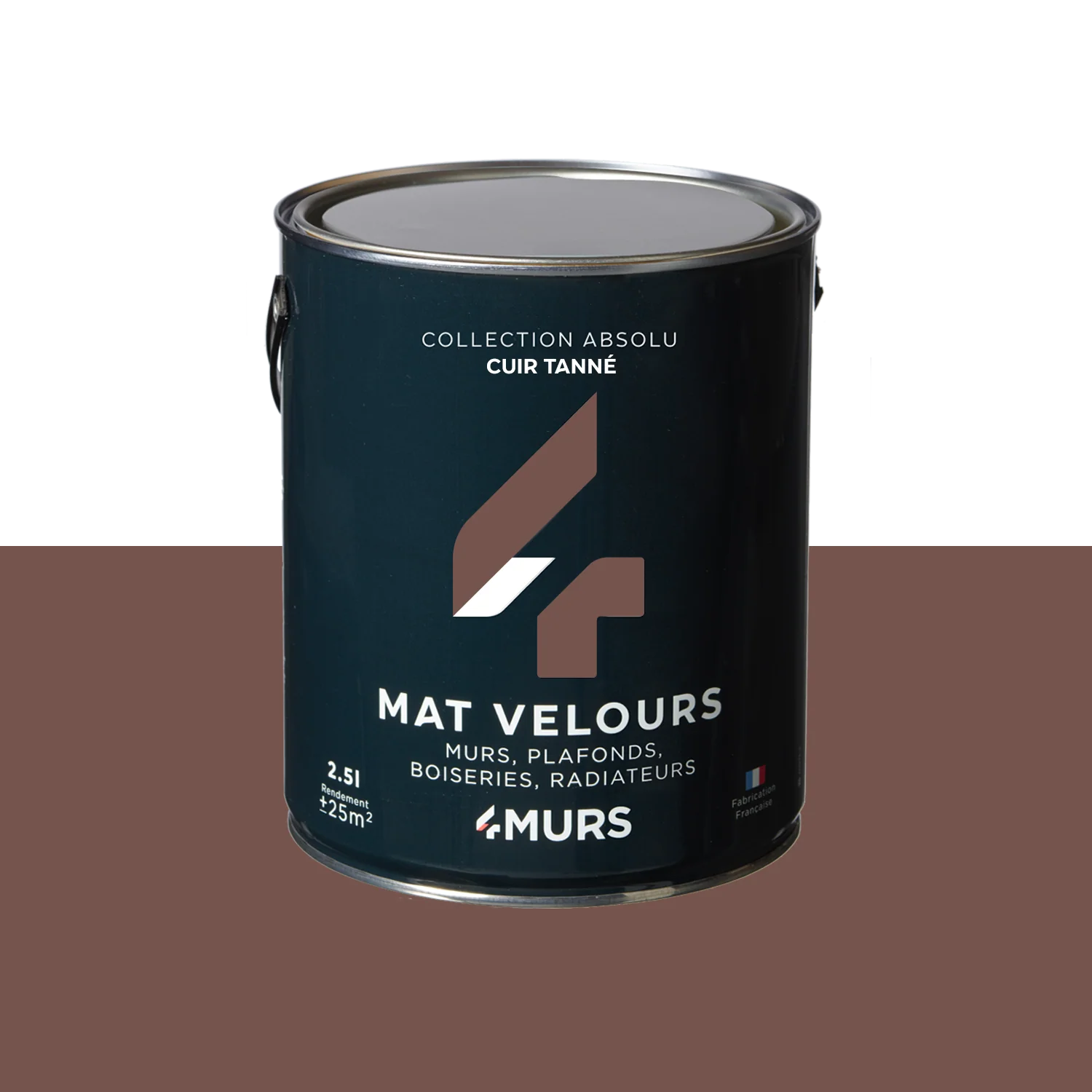 Absolu Peinture Peinture cuir tanné Mat 2,5 L