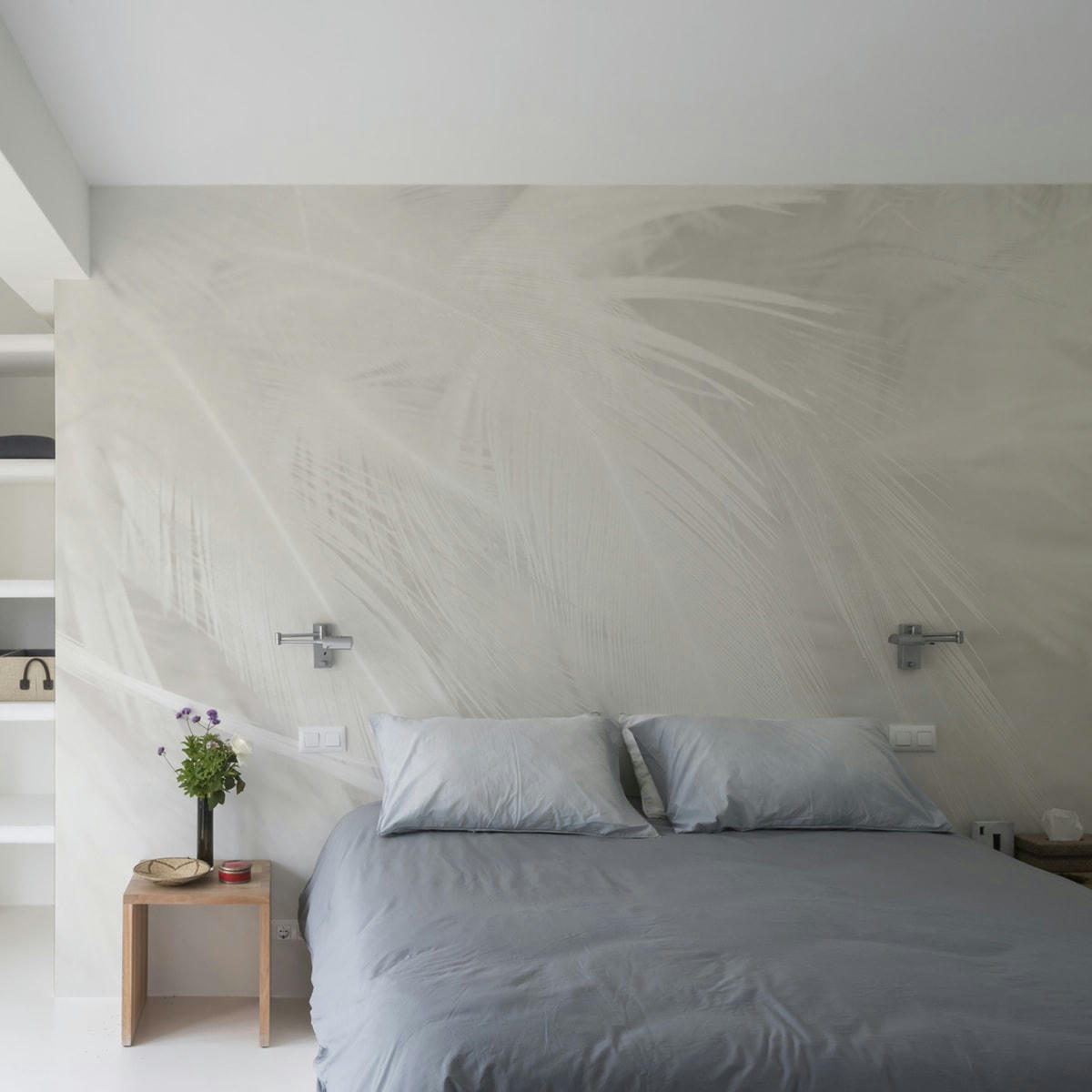 - Papier peint panoramique plumes 425 x 250 cm