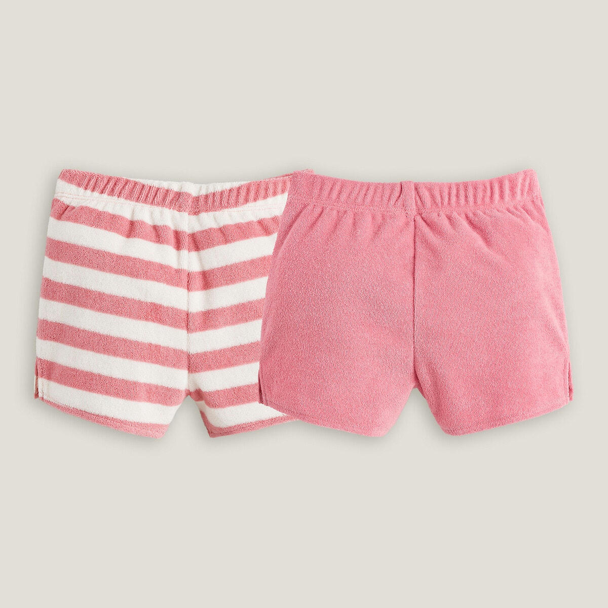 Lot de 2 shorts en éponge