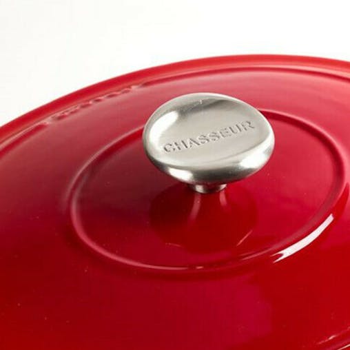 New Chasseur Oval French Oven 27Cm / 4 Litre Caviar - Made In France