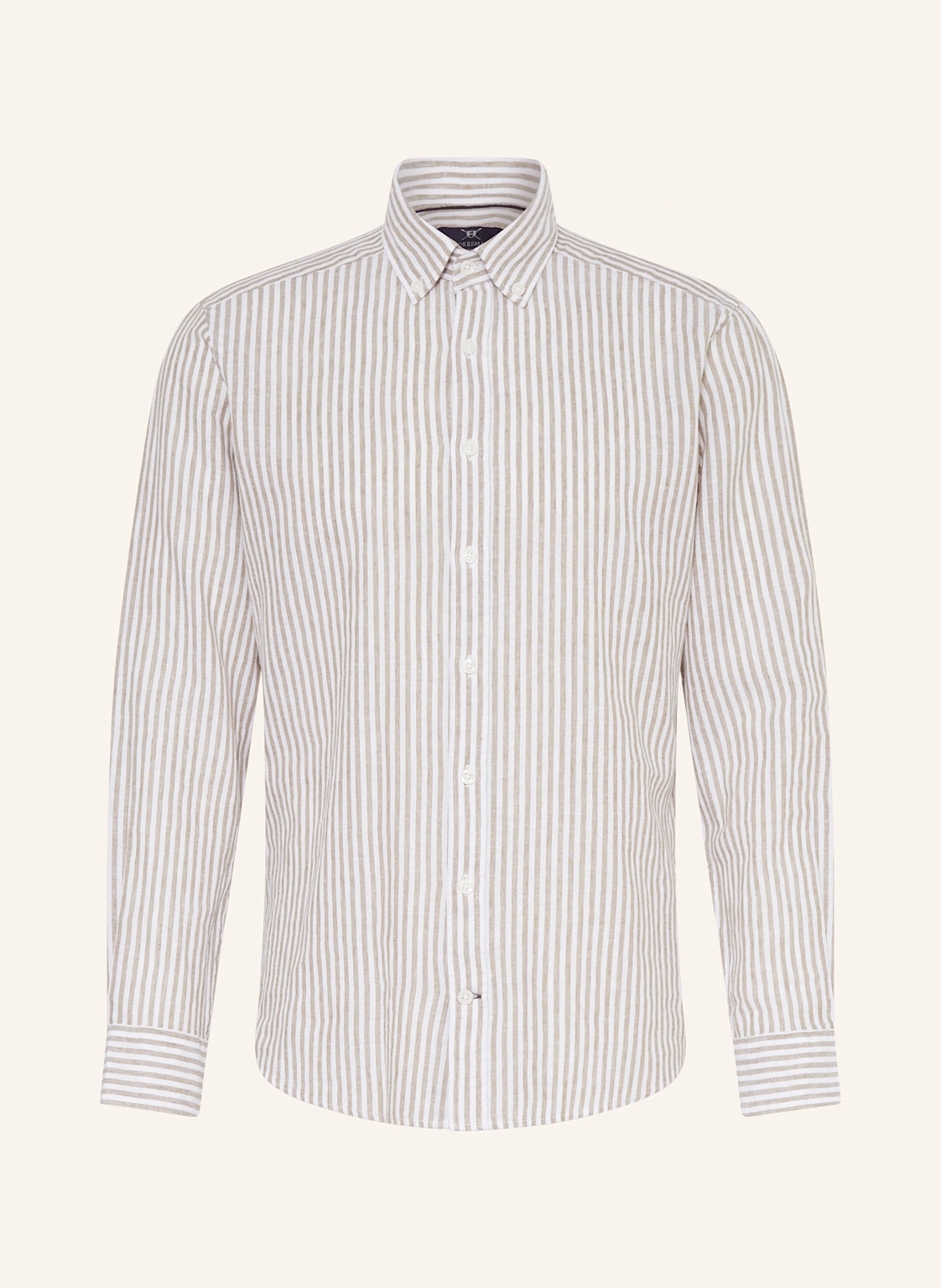 STROKESMAN'S Hemd Regular Fit mit Leinen