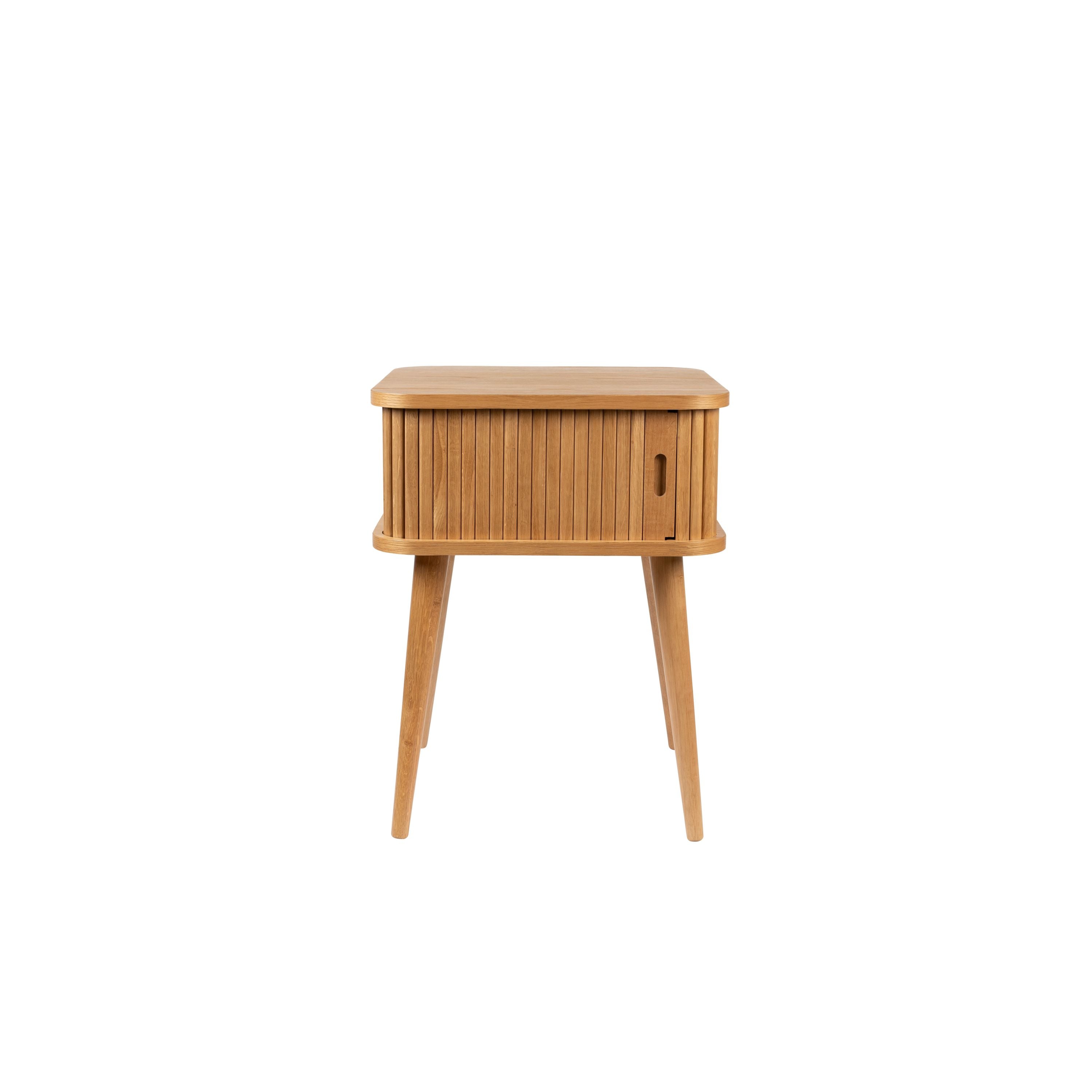 Zuiver Barbier Bijzettafel/ Nachtkastje Hout Naturel