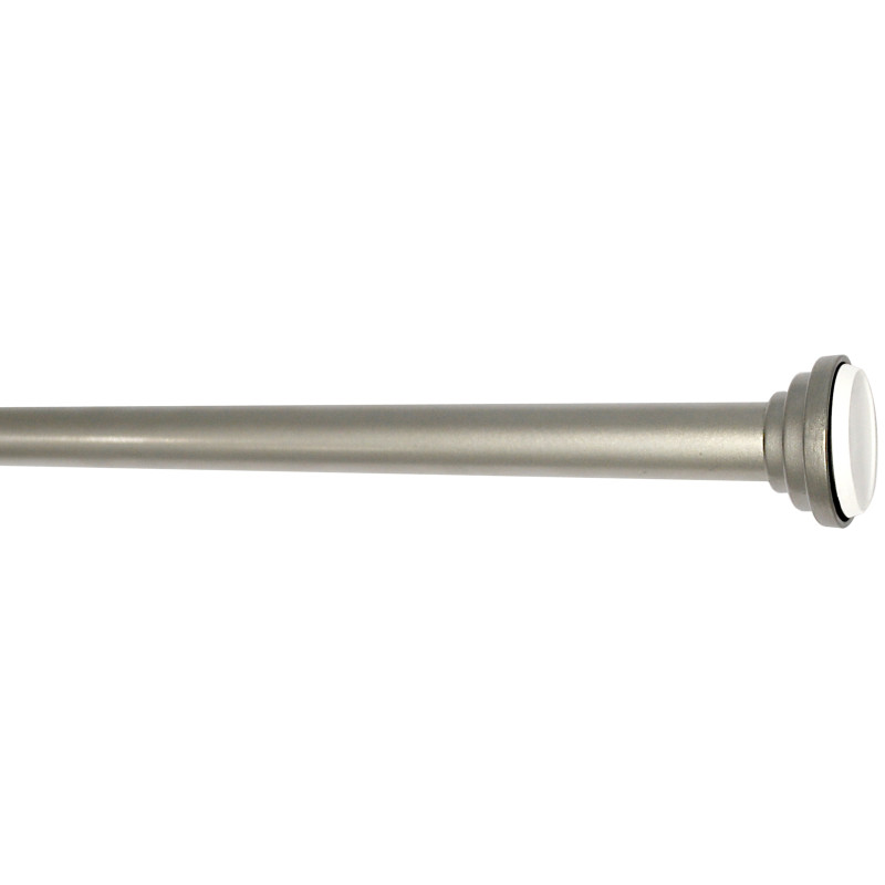 Tringle entre murs extensible argent Ø 18 - 20 mm x 60 - 90 cm MOBOIS