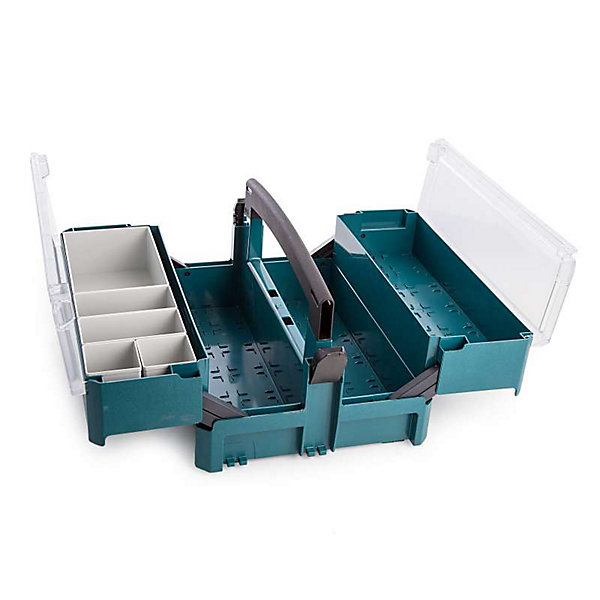Makita MAKPAC P-84137 - Caisse à outils légère et empilable, 4 compartiments.