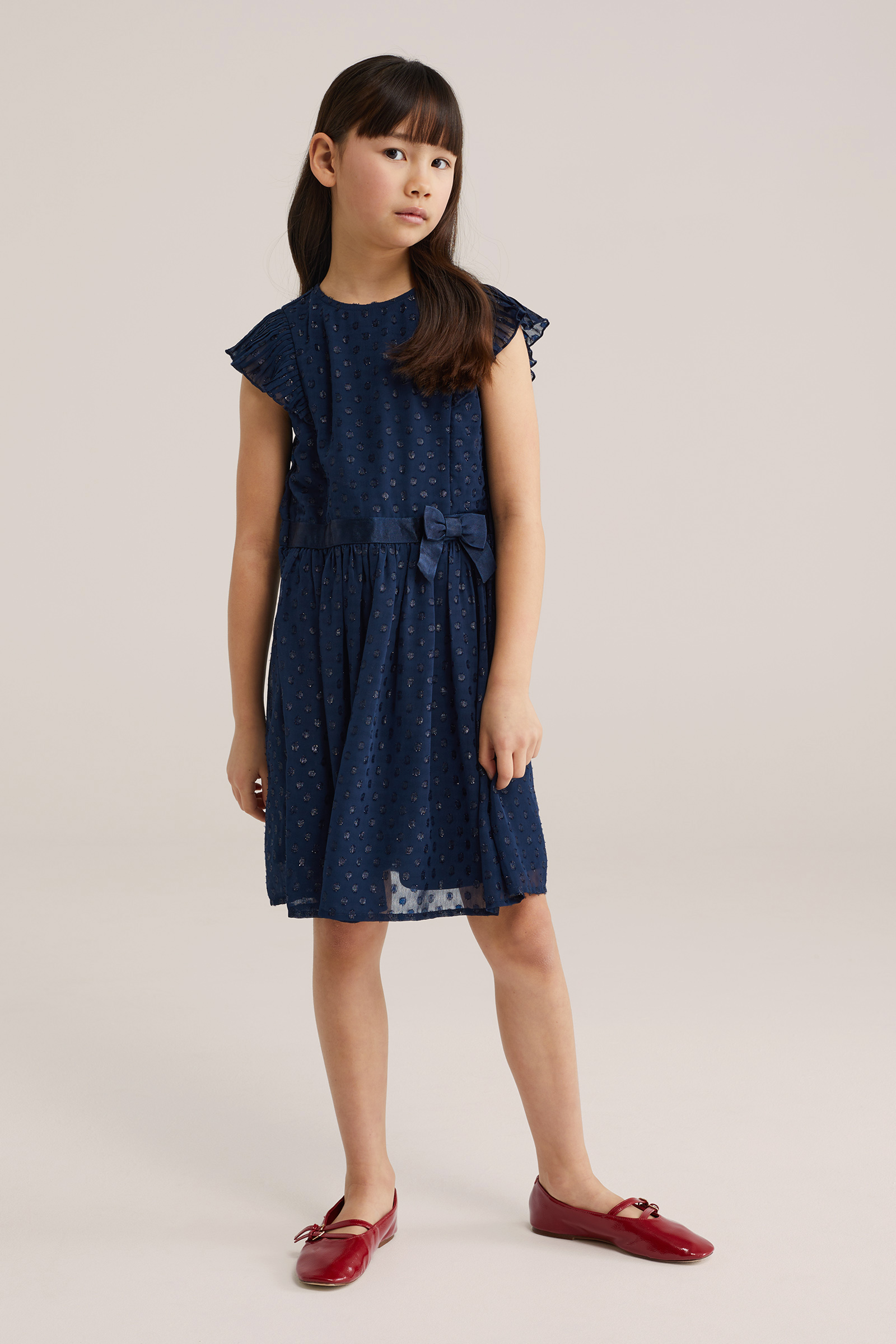 Meisjes jurk met structuur