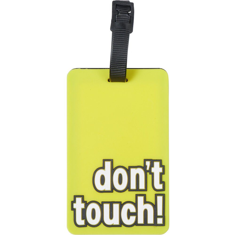 Porte étiquette de bagage Don't touch (3 modèles)