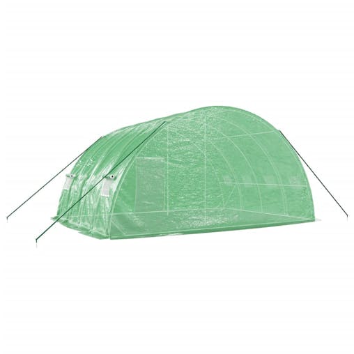 NNEVL Greenhouse with Steel Frame Green 24 m&sup2; 6x4x2.85 m