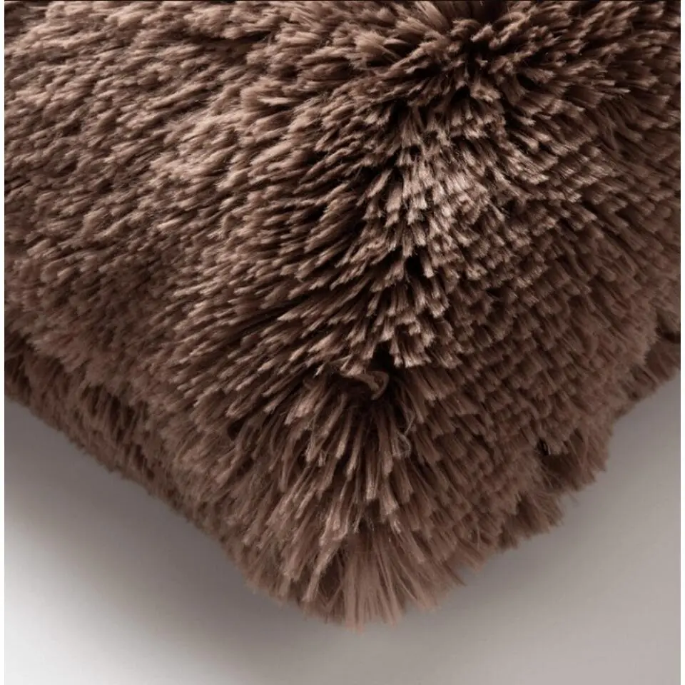 Kussenhoes Fluffy - Chocolate Martini - 60x60 cm