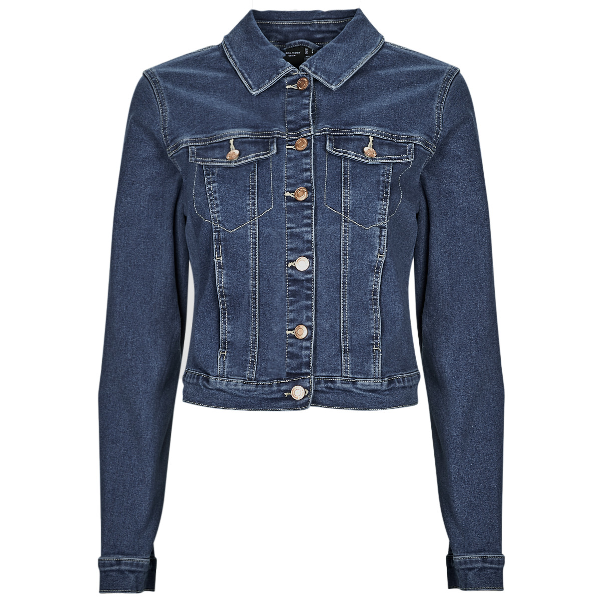 Vero Moda - VMLUNA LS SLIM DNM JACKET MIX GA NOOS - Blue