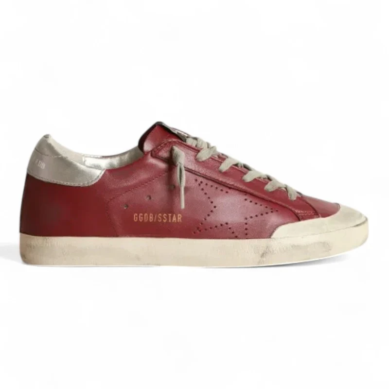 Superstar sneakers in nappa leather with perforated star