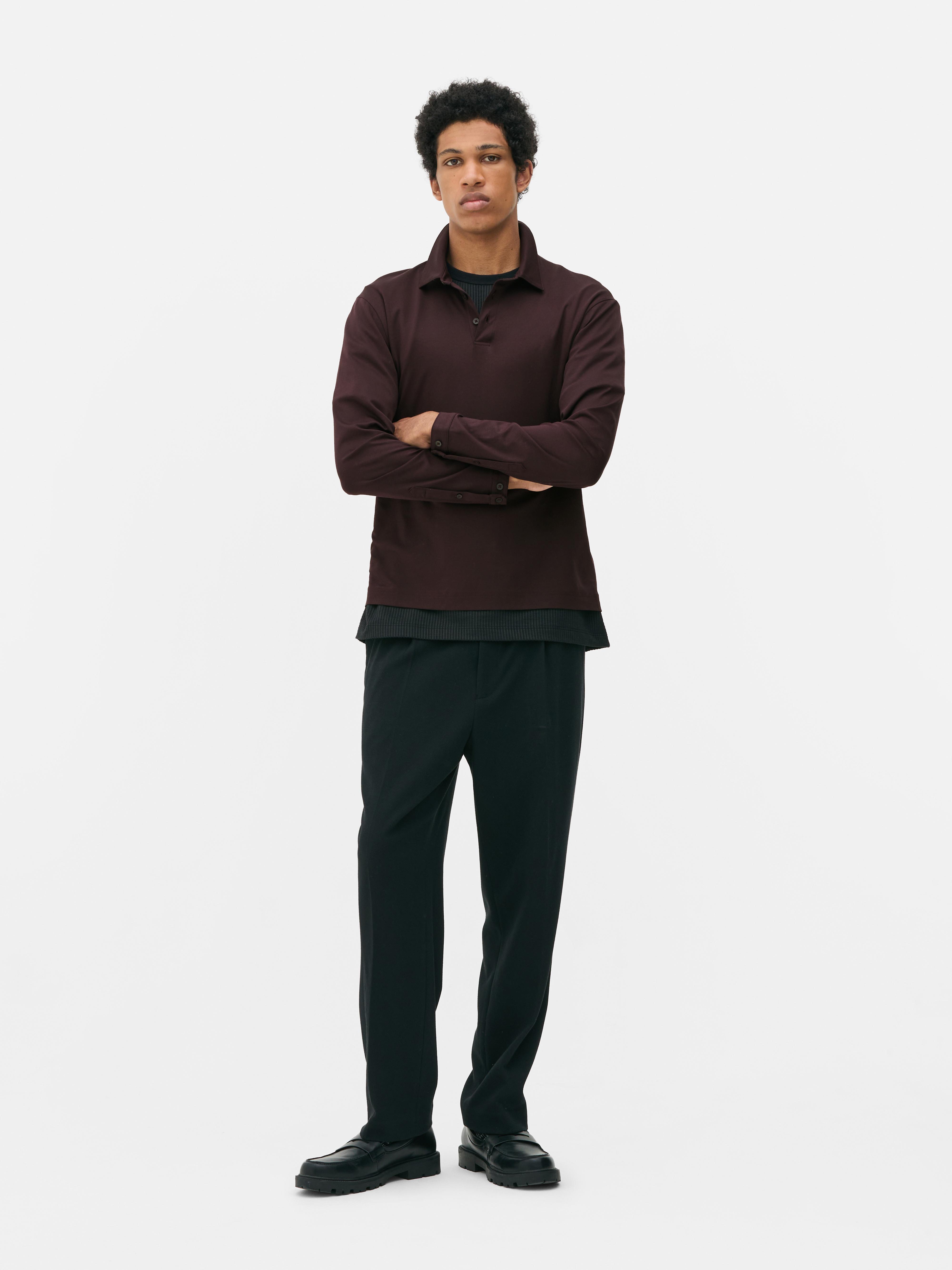 Long Sleeve Polo Shirt
