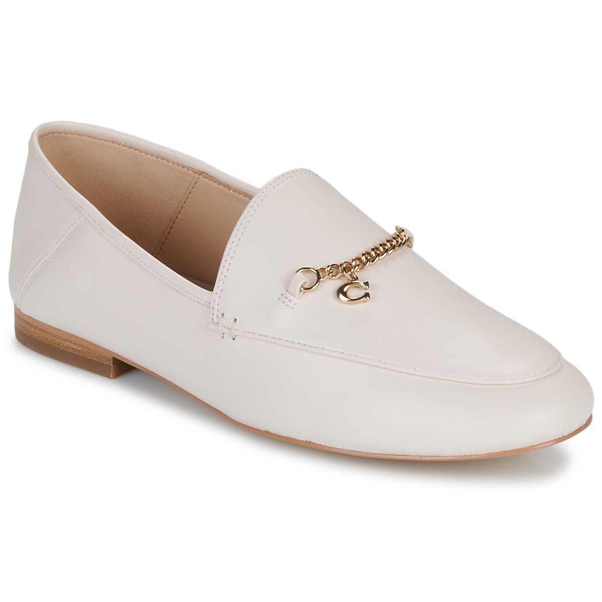 Coach - HANNA LEATHER LOAFER - Ivory