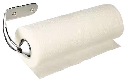 Stainless Steel Under Cabinet/Wall Mount Paper Towel Holder with Mounting Hardware