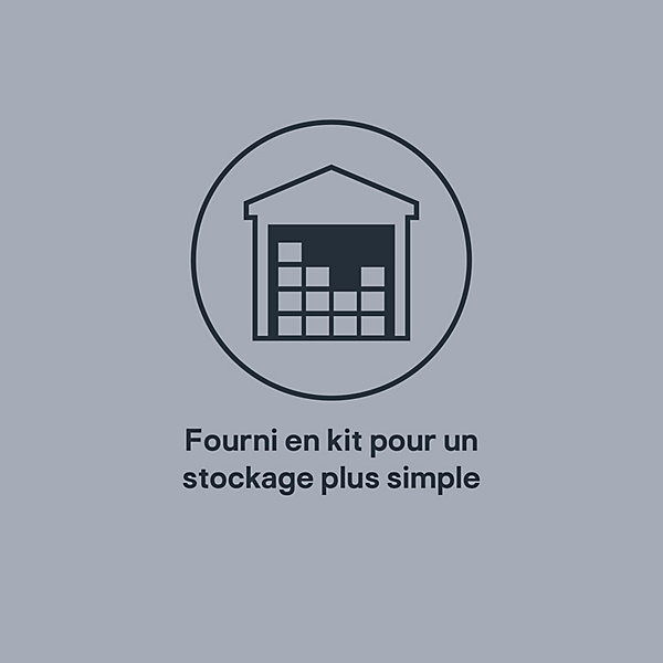 Caisson haut d'angle de cuisine blanc L. 65,5 cm x H. 72 cm Caraway Innovo GoodHome