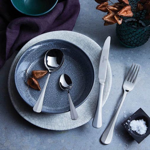 Stanley Rogers 30 Piece Stainless Steel Baguette 30Pc Cutlery Set