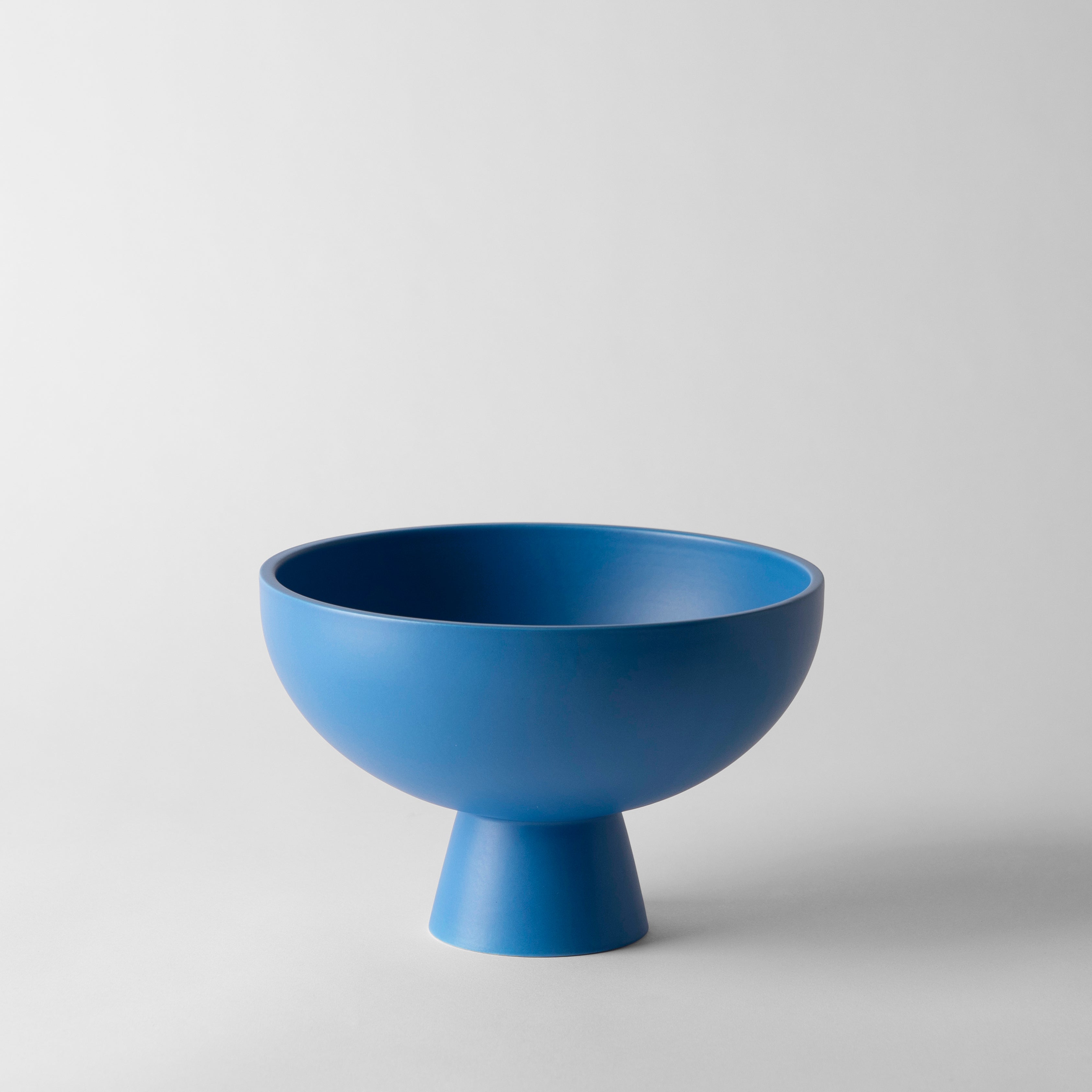 Large Electric Blue Statement Pedestal Bowl