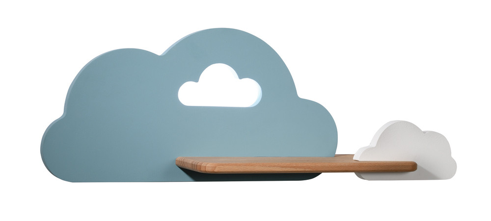 Cloud KINKIET lampa ścienny 5w led iq kids niebieski biały