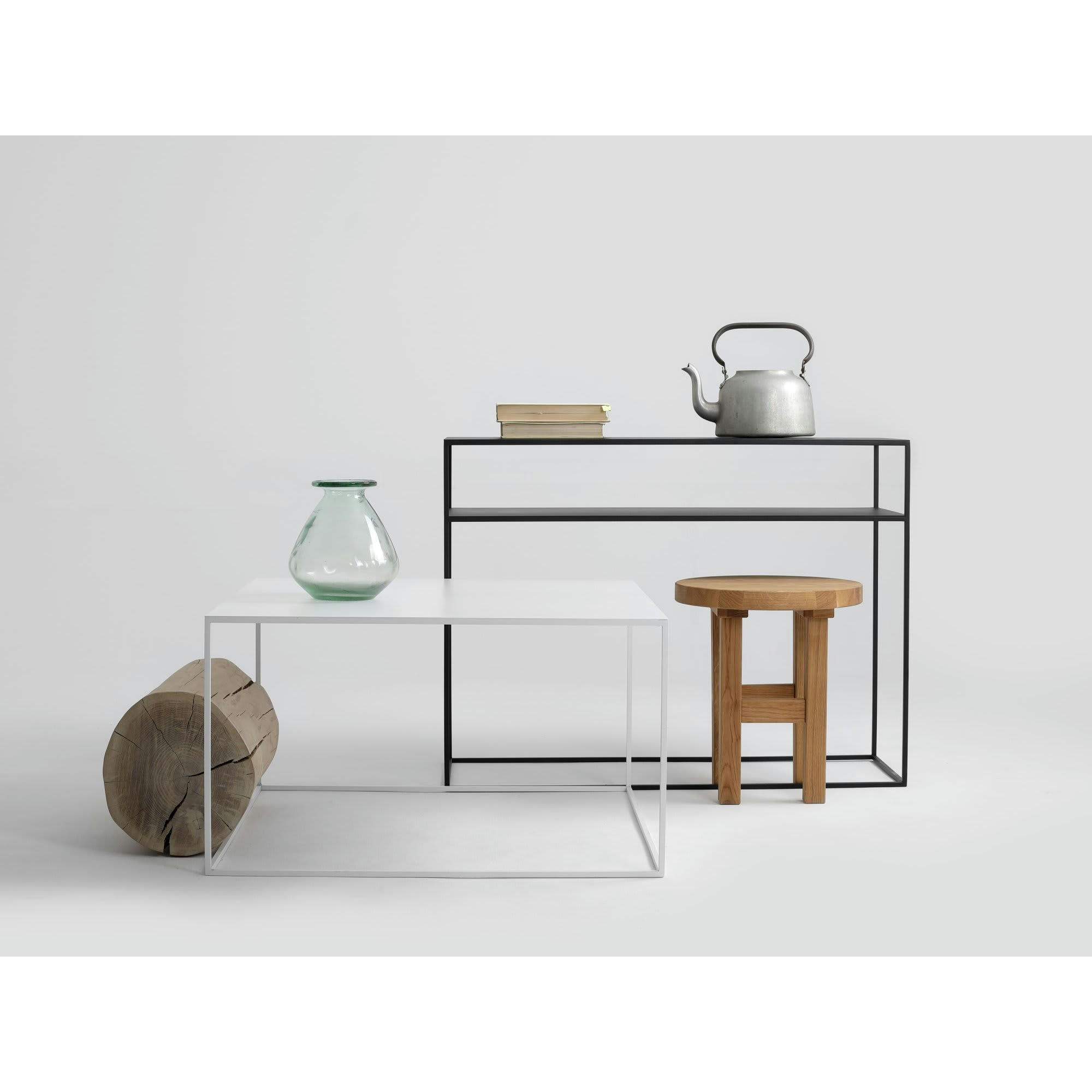 TENSIO - Table basse Métal Blanc