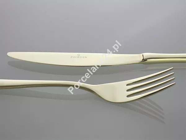 Komplet sztućców 24 cz. na 6 osób Zwieger - Vesper Gold 1Z.VEG.K24
