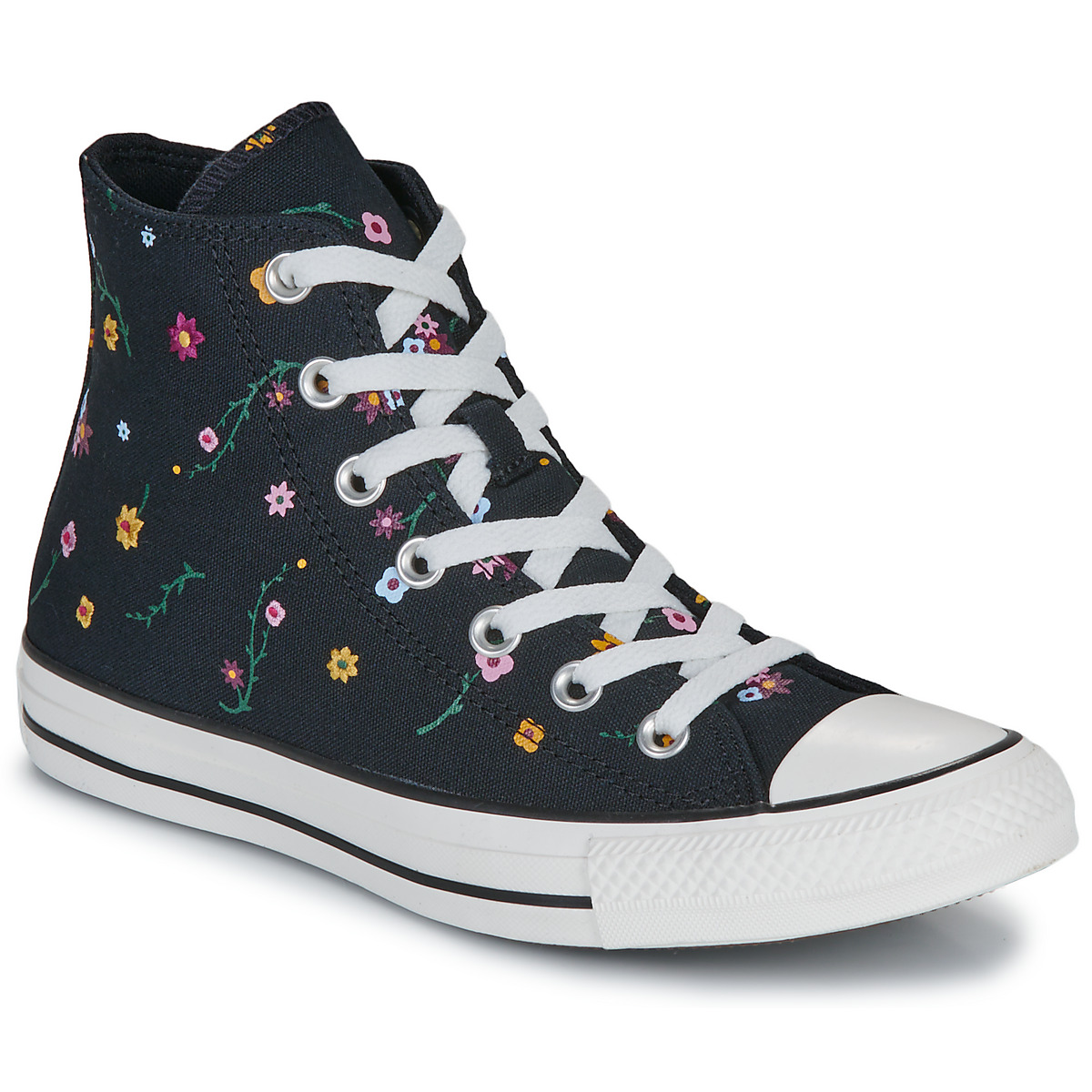 Converse - CHUCK TAYLOR ALL STAR FLORAL - Black