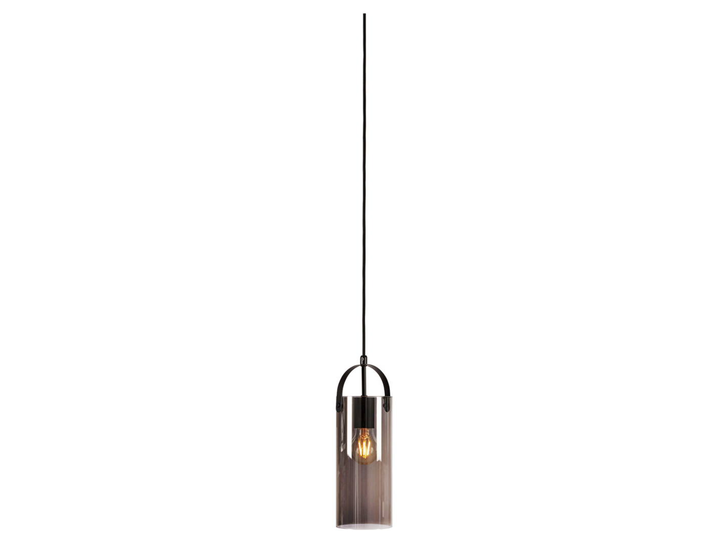 Lampa wisząca Glory szklana czarna