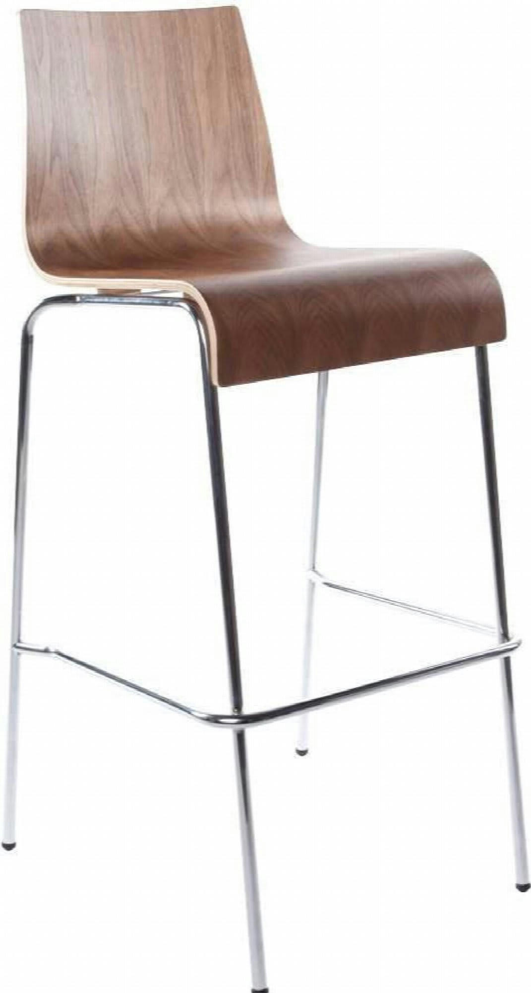 COBE - Tabouret de bar Bois Bois foncé H. assise 74 cm