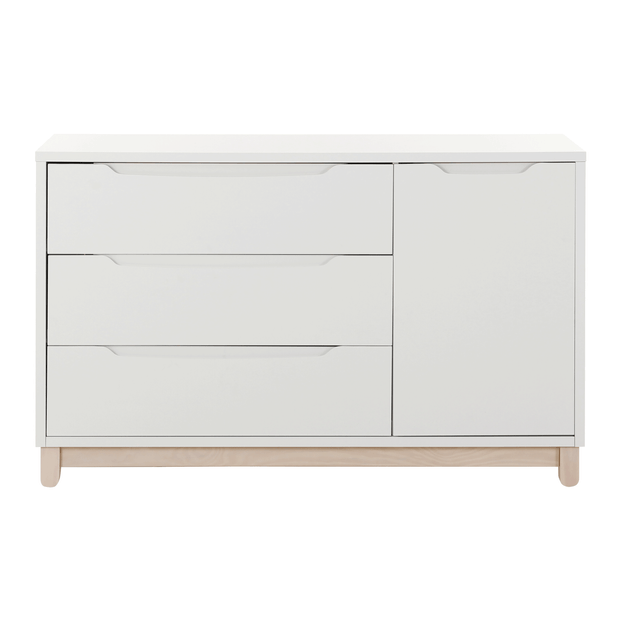 CÔMODA 3 GAVETAS/1 PORTA 1,36 M X 45 CM DULCE