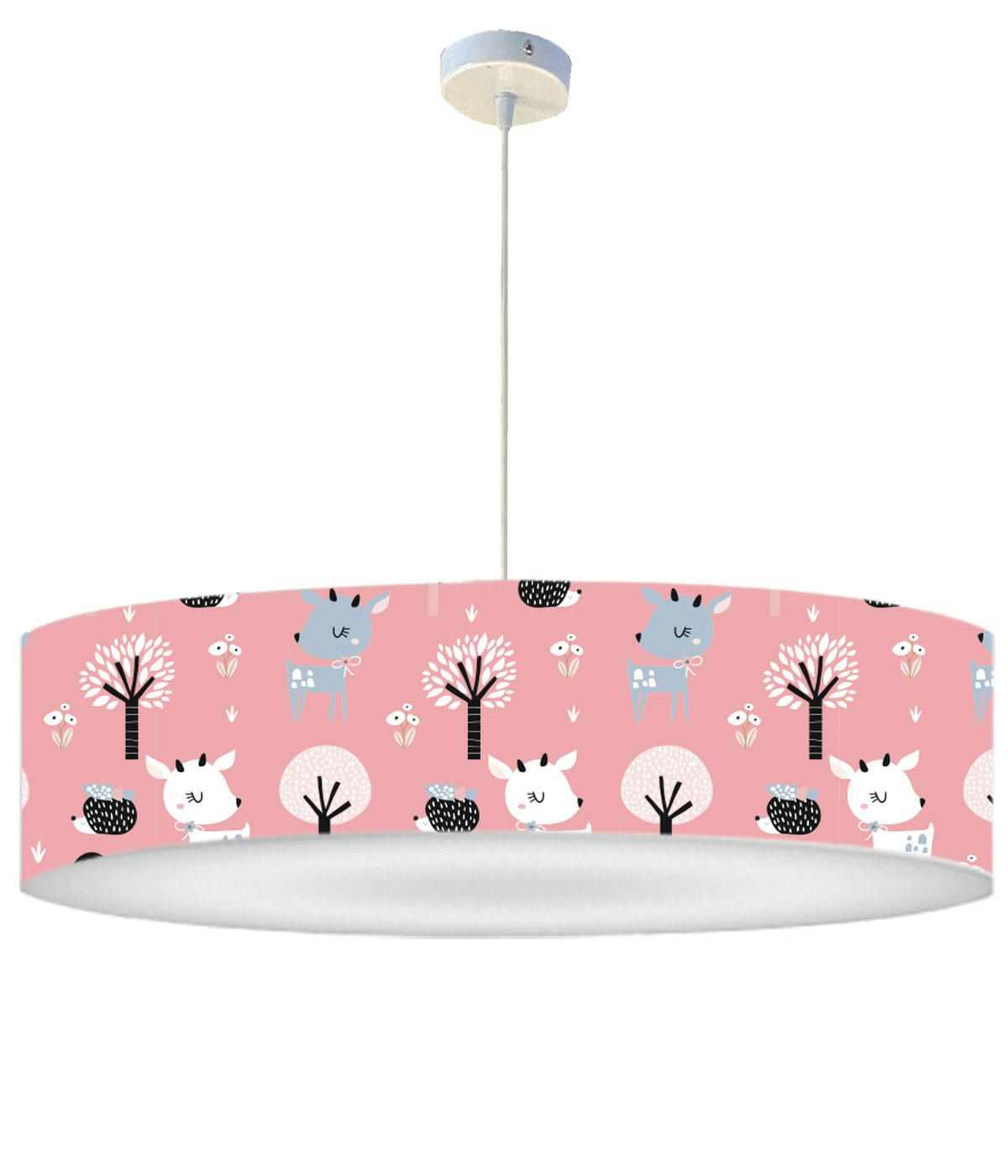 ENFANT - Suspension Enfant Rennes Rose Doux D: 50 x H: 25