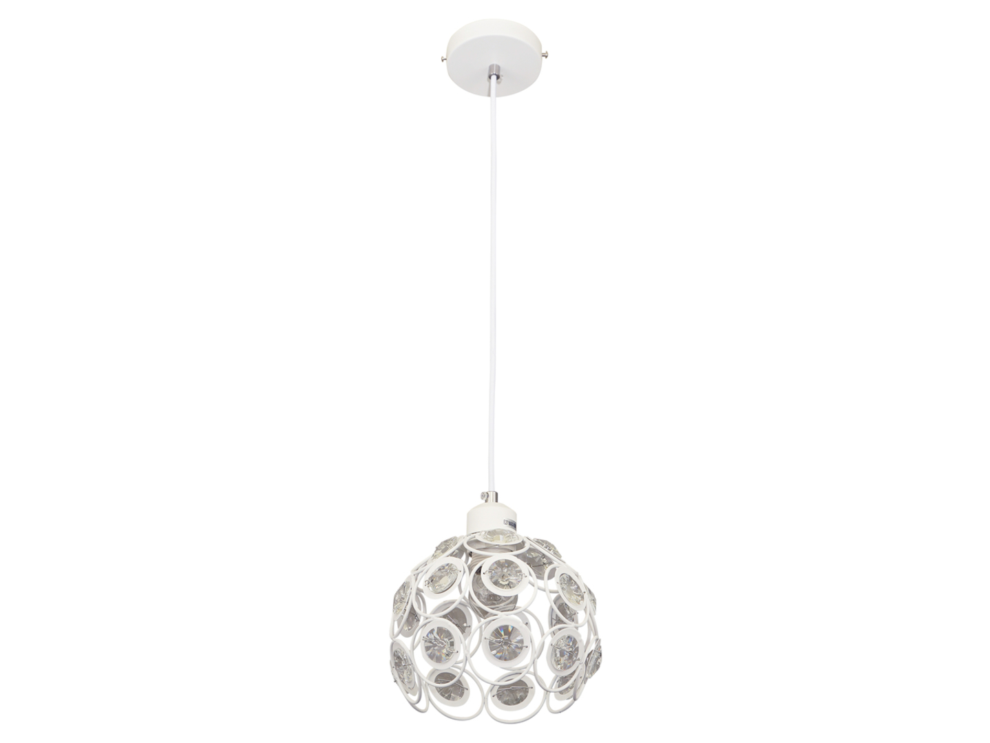 Lampa wisząca Florence stalowa biała