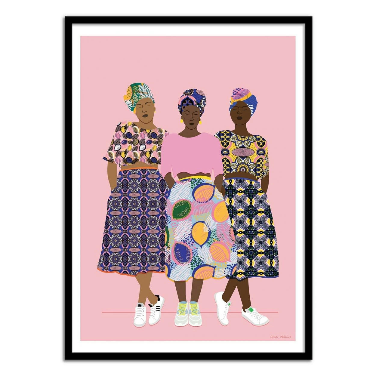 CÉLESTE WALLAERT - GRLZ BAND - Affiche d