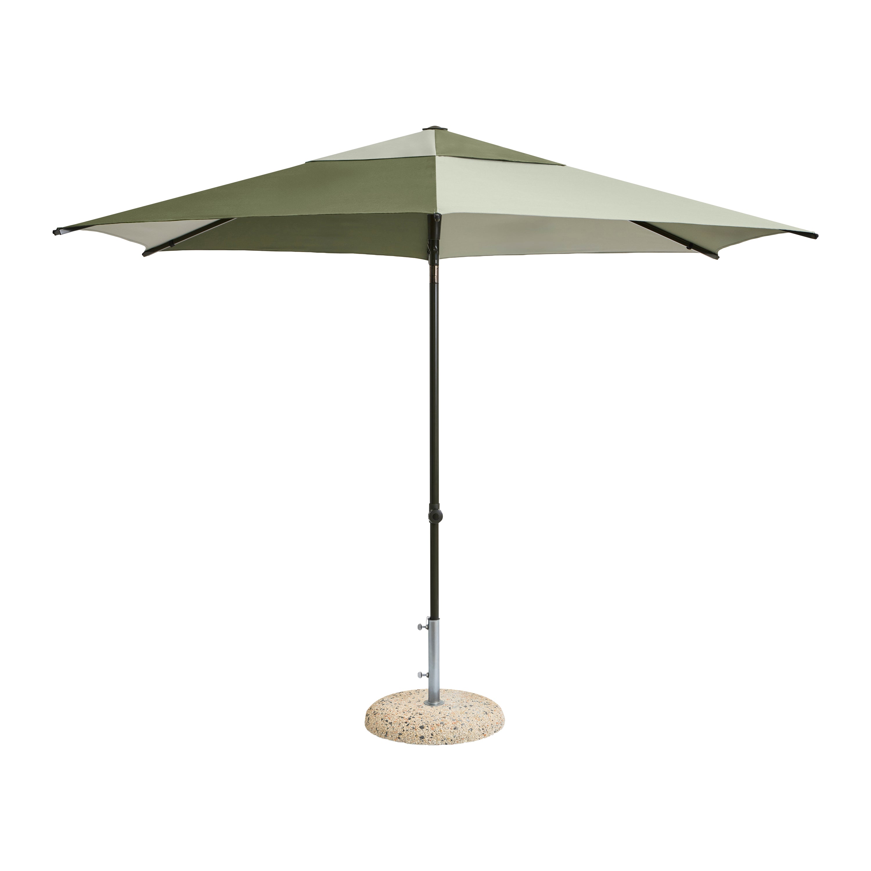 HAY Terrazza Parasol Zeshoek - Groen