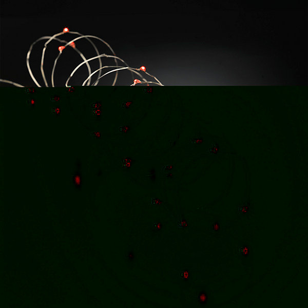 Guirlande Lumineuse Intérieure Fil de Cuivre 20 Mini LED Rouges
