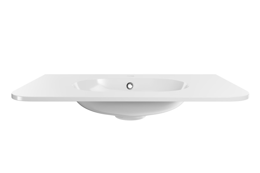 Umywalka Meblowa 80 cm PURE WHITE GLOSS UM 80-46 Biały Połysk