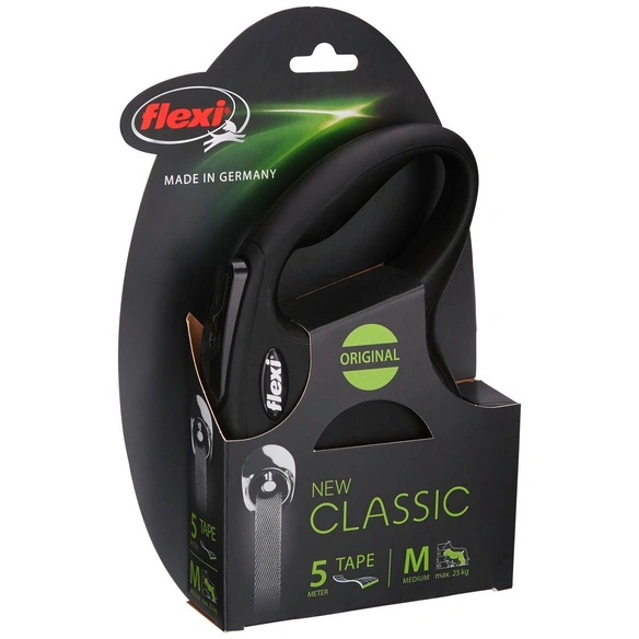 Hundeleine »New Classic«, Länge: 5 m, schwarz
