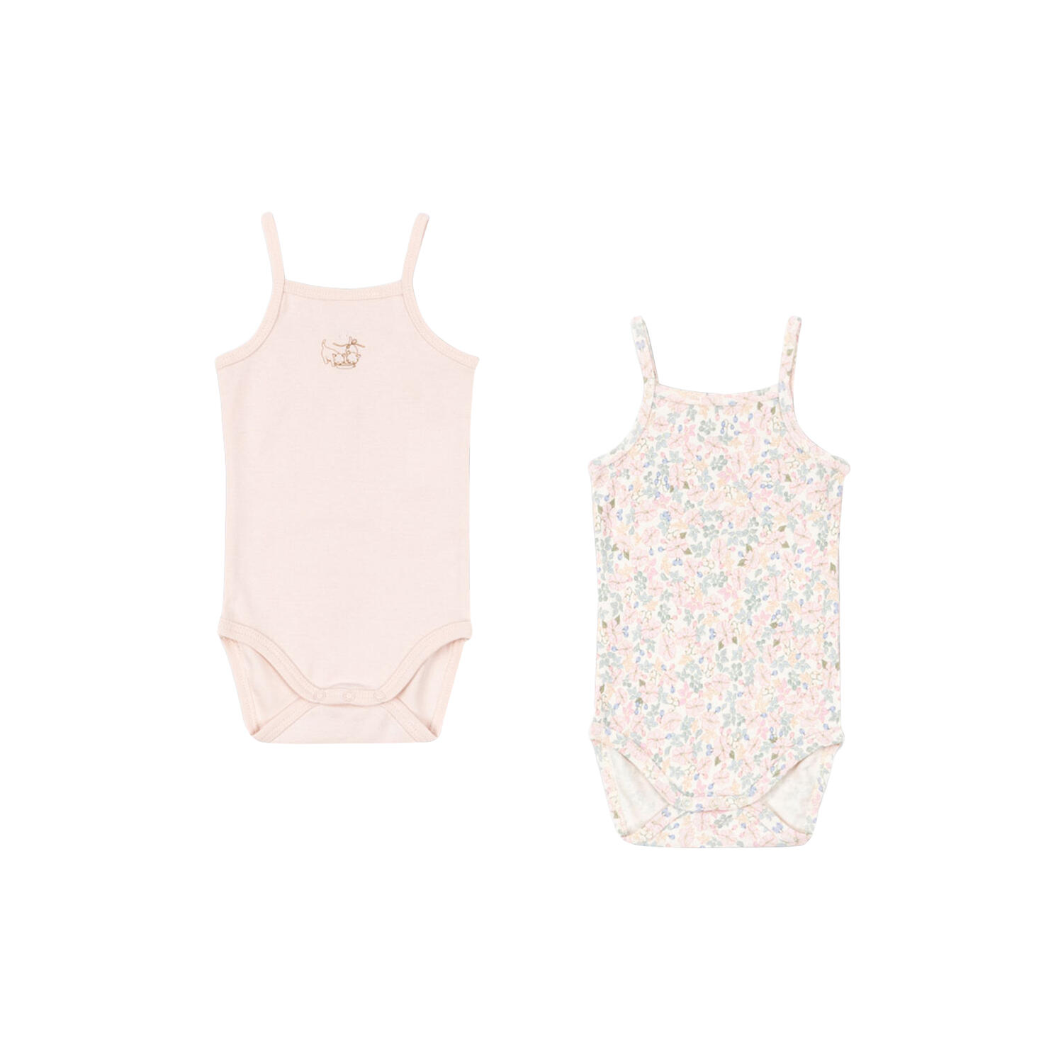 Fio 2 Pack Strap Body, prato fiori aop/creole pink