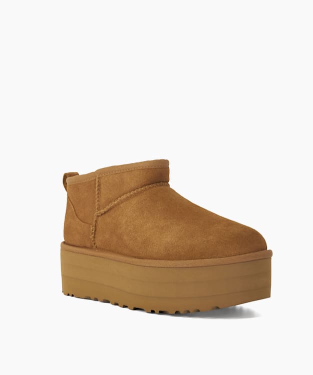 Classic Ultra M Tan - Ultra Mini Platform Boots