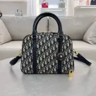 Dior Canvas Bowling Handbag