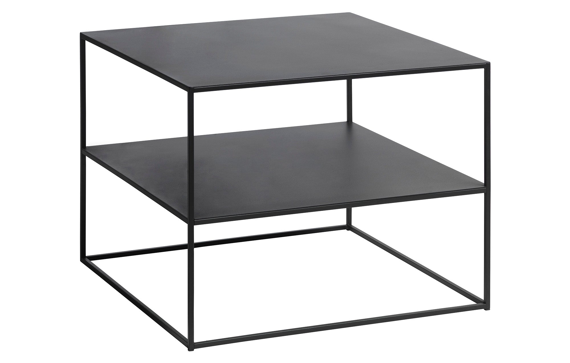 BRAM Salontafel Basha - 65 x 65 cm - Zwart