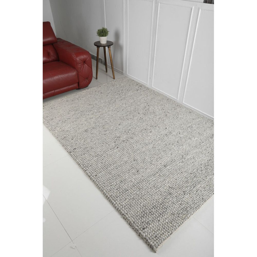 ULLTEPPE OSLO 190X290CM HVIT-SVART