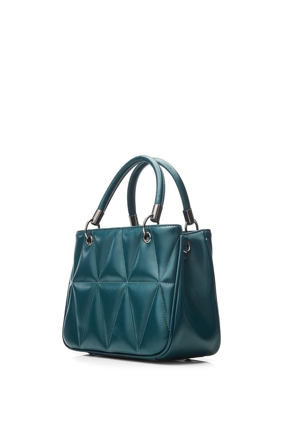 Moda In Pelle Mal Bag' Patent Clutch
