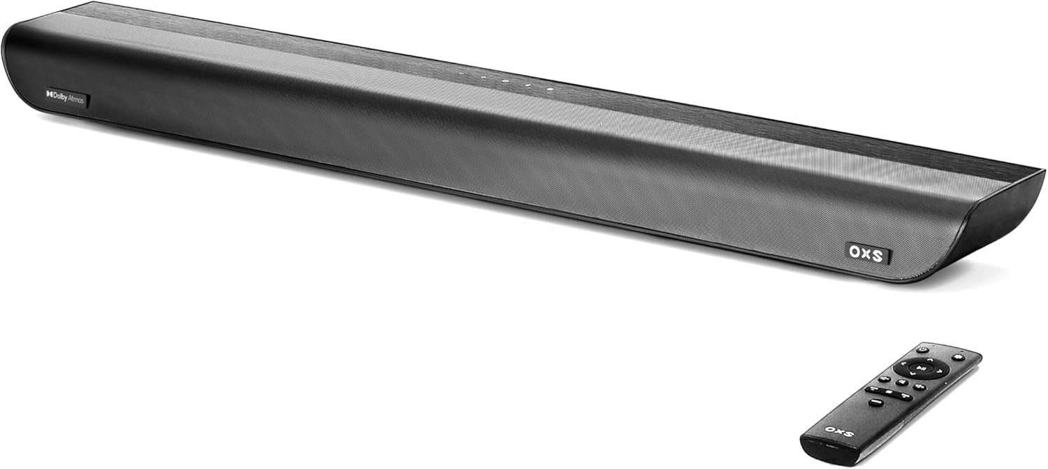 OXS S5 Sound bar for TV with HDMI eARC  Dolby Atmos 3.1.2 Built-in Subwoofer  Center Speaker  Bluetooth & Multi Wired Connection  5 EQ  4K HDR Passthrough  230W  Home Theater Audio Wall Mounted