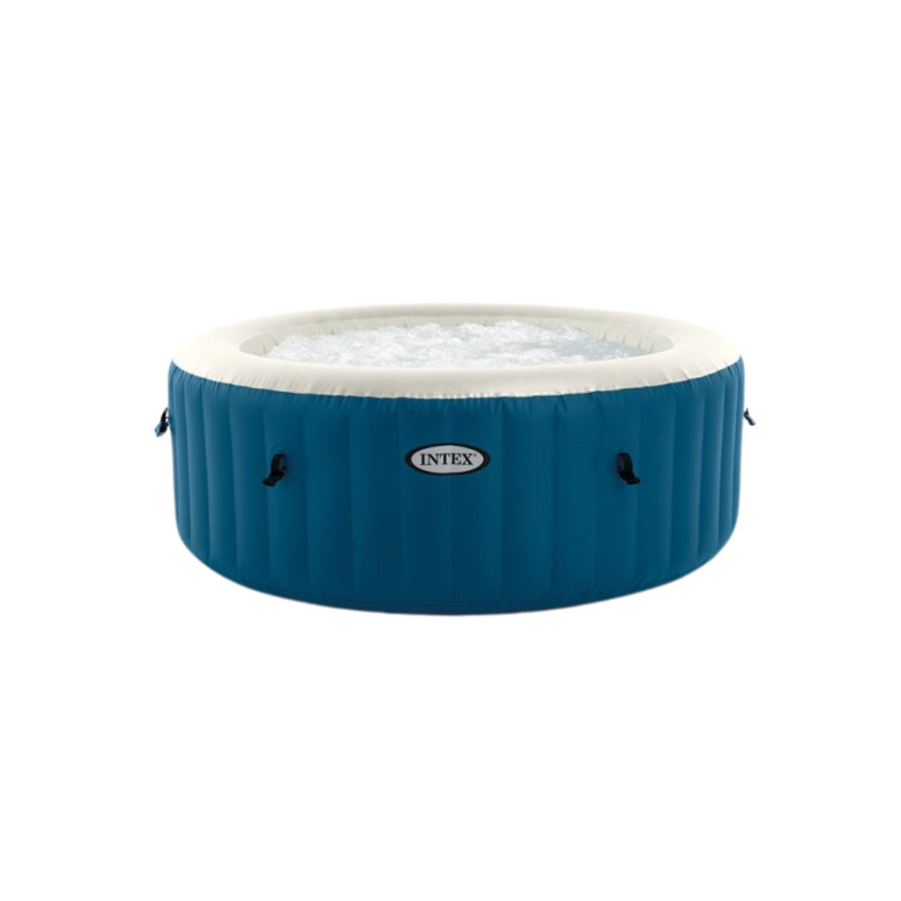 Structure gonflable ronde de spa bleu